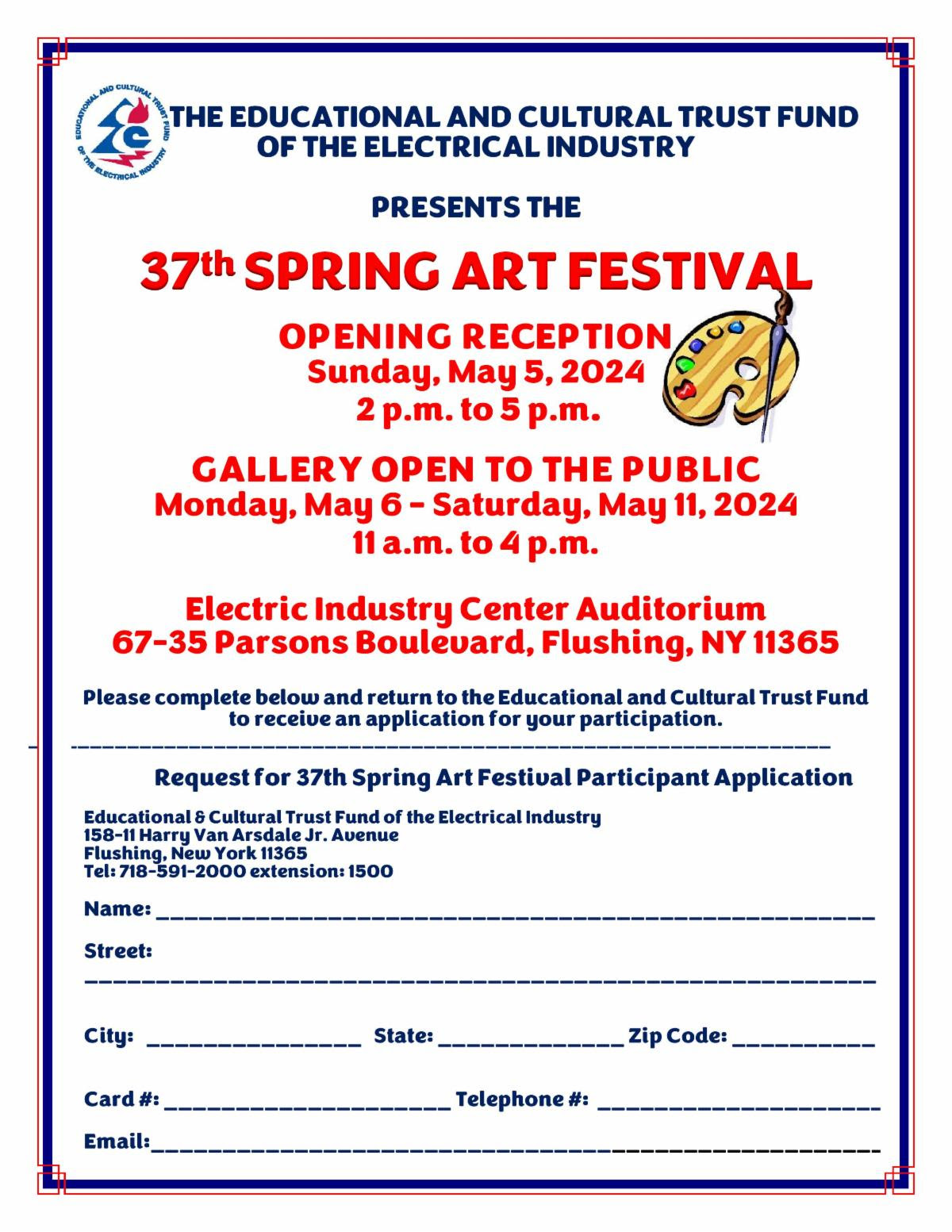 37th Spring Art Festival Local Union No. 3 IBEW